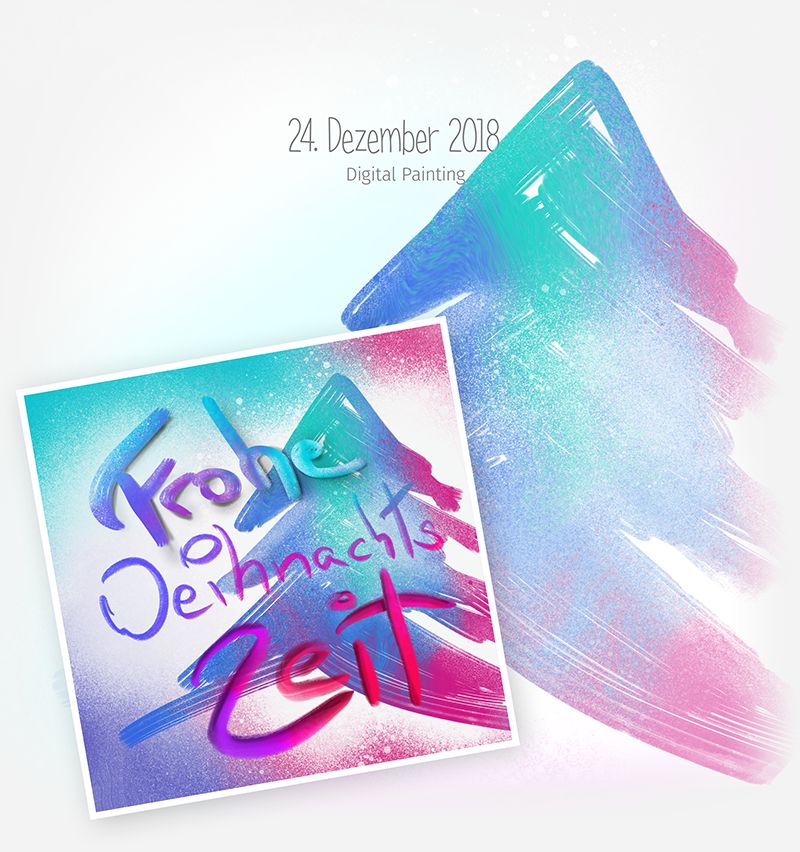 Frohe Weihnachtszeit - Digital Painting