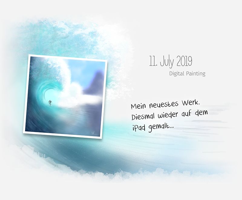 Mein neuestes Werk. Diesmal wieder auf dem iPad gemalt... 